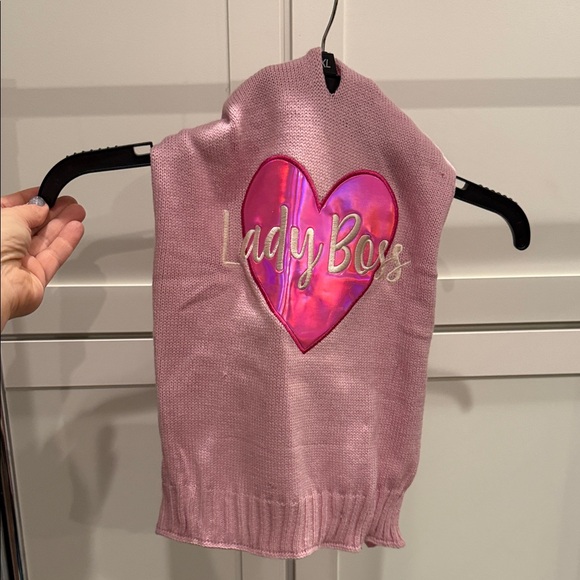 Vibrant Pink Knit dog Sweater - Picture 4 of 5